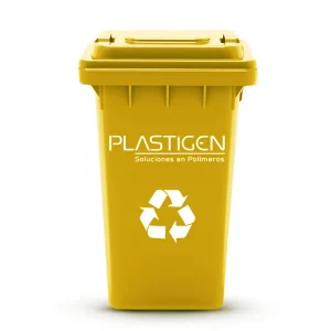 basurero amarillo