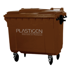Contenedor de Basura 660 Litros Café